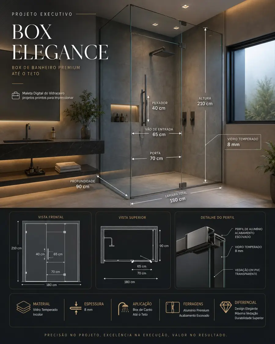 Projeto executivo Box Elegance